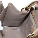 Salvatore Ferragamo Gancini Hand Bag Leather 2way Auth 185475V-26
