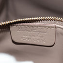 Salvatore Ferragamo Gancini Hand Bag Leather 2way Auth 185475V-11