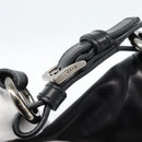 PRADA Shoulder Bag Leather Black Silver Auth 185477SAV-14