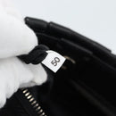 PRADA Shoulder Bag Leather Black Silver Auth 185477SAV-22