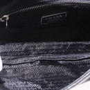 PRADA Shoulder Bag Leather Black Silver Auth 185478SAM-17