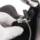 PRADA Shoulder Bag Leather Black Silver Auth 185478SAM-22