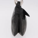 PRADA Shoulder Bag Leather Black Silver Auth 185478SAM-5