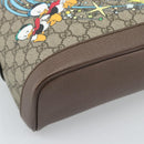 GUCCI GUCCI x Disney GG Supreme Backpack PVC Beige 552884 Auth 185480M-13