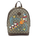 GUCCI GUCCI x Disney GG Supreme Backpack PVC Beige 552884 Auth 185480M-2