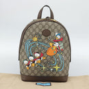 GUCCI GUCCI x Disney GG Supreme Backpack PVC Beige 552884 Auth 185480M-27