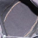 FENDI Hand Bag Canvas Black Auth 185481-16