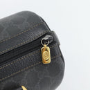 GUCCI GG Supreme Web Sherry Line Boston Bag PVC Black Gold 40 02 006 Auth 185482-14