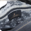 GUCCI GG Supreme Web Sherry Line Boston Bag PVC Black Gold 40 02 006 Auth 185482-15