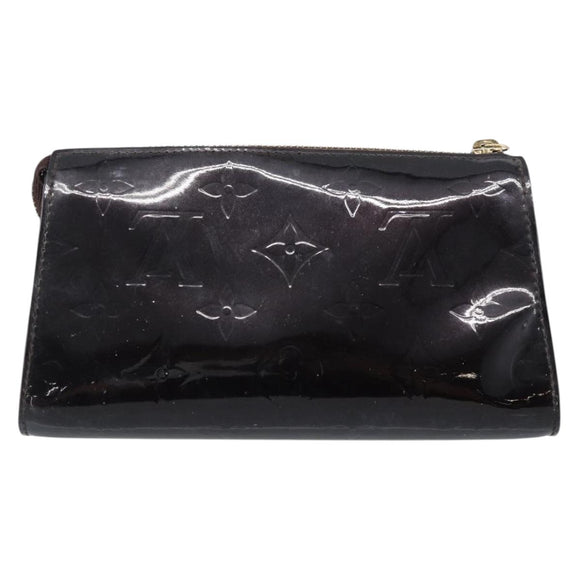 LOUIS VUITTON Monogram Vernis Trousse Cosmetics Amarante M93564 LV Auth 185484