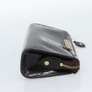 LOUIS VUITTON Monogram Vernis Trousse Cosmetics Amarante M93564 LV Auth 185484-4