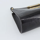 LOUIS VUITTON Monogram Vernis Trousse Cosmetics Amarante M93564 LV Auth 185484-14