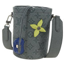 LOUIS VUITTON Taurillon Clemence Climbing Chalk Nano Bag M81572 Auth 185487SAM-1