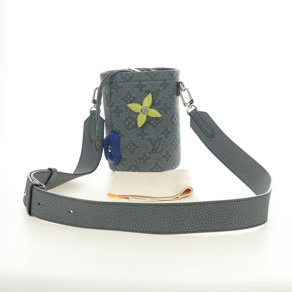LOUIS VUITTON Taurillon Clemence Climbing Chalk Nano Bag M81572 Auth 185487SAM