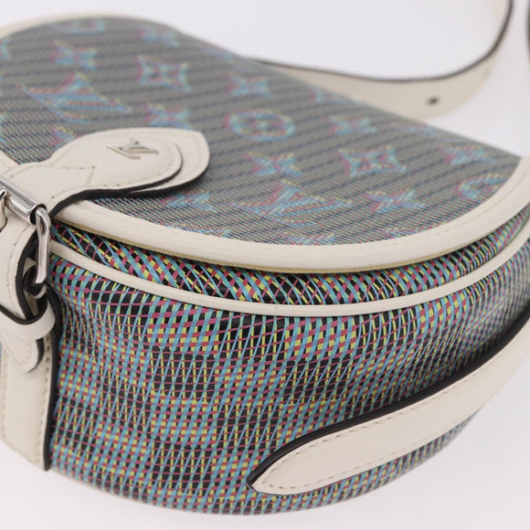 LOUIS VUITTON Monogram LV Pop Tumbutan Shoulder Bag Blue LV Auth 185489SAM