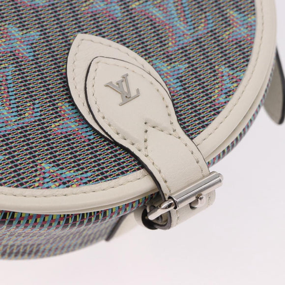 LOUIS VUITTON Monogram LV Pop Tumbutan Shoulder Bag Blue LV Auth 185489SAM