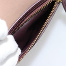 CELINE Luggage Micro Shopper Handtas Leer Bordeaux Goud Origineel 185495A-11