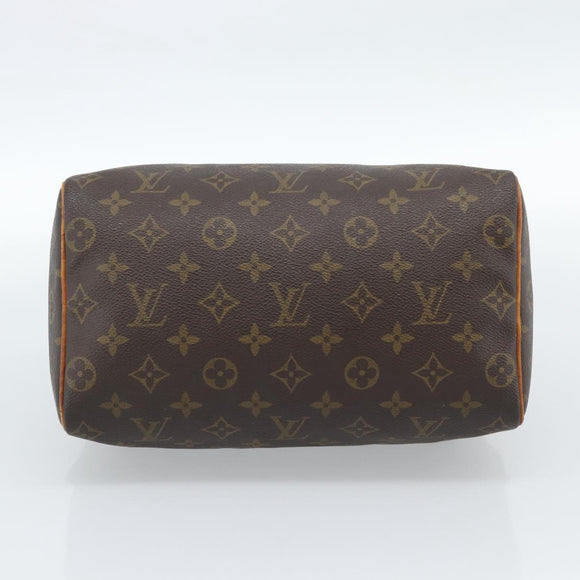 LOUIS VUITTON Monogram Speedy 25 Hand Bag M41528 LV Auth 185496