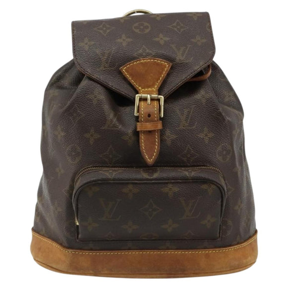 LOUIS VUITTON Monogram Montsouris PM Backpack M51137 LV Auth 185497