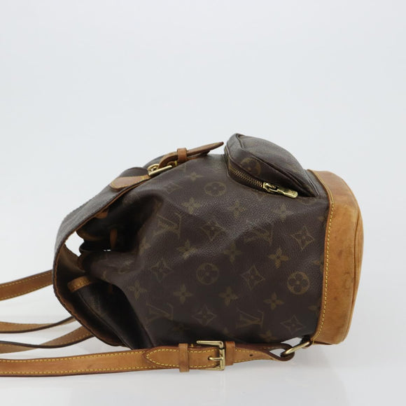 LOUIS VUITTON Monogram Montsouris PM Backpack M51137 LV Auth 185497