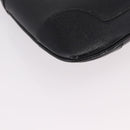 GUCCI Bamboo Shoulder Bag Leather Black Gold 001 4096 Auth 185498-12