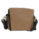 LOEWE Pouch Shoulder Bag Leather Brown Auth 185499V-1