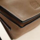 LOEWE Pouch Shoulder Bag Leather Brown Auth 185499V-9
