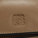 LOEWE Pouch Shoulder Bag Leather Brown Auth 185499V-18