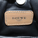 LOEWE Pouch Shoulder Bag Leather Brown Auth 185499V-19