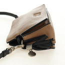 LOEWE Pouch Shoulder Bag Leather Brown Auth 185499V-3