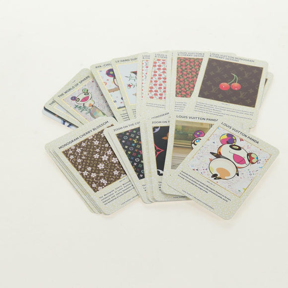 LOUIS VUITTON Multicolor Trading Card Set White LV Auth 185502SM