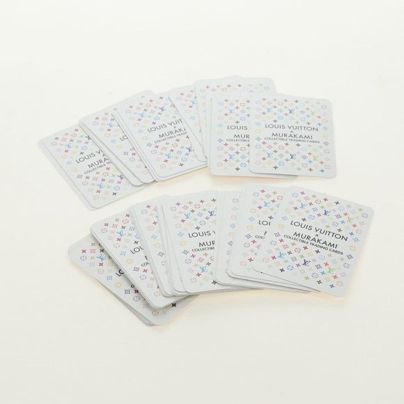 LOUIS VUITTON Multicolor Trading Card Set White LV Auth 185502SM