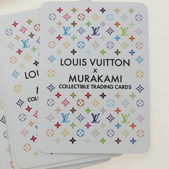 LOUIS VUITTON Multicolor Trading Card Set White LV Auth 185502SM