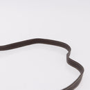 LOEWE Shoulder Bag Leather Brown Gold Auth 185510A-14