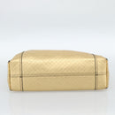 BOTTEGA VENETA Mirage Tote Bag Leather Gold Auth 185512-5
