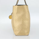 BOTTEGA VENETA Mirage Tote Bag Leather Gold Auth 185512-4