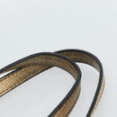 BOTTEGA VENETA Mirage Tote Bag Leather Gold Auth 185512-8