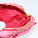 PRADA Pouch Nylon 2 Set Pink Blue Auth 185516-17