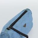 PRADA Pouch Nylon 2 Set Pink Blue Auth 185516-5