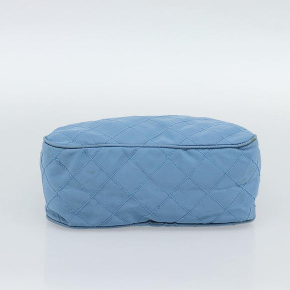 PRADA Pouch Nylon 2 Set Pink Blue Auth 185516