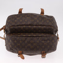 LOUIS VUITTON Monogram Saumur 43 Schoudertas M42252 LV Auth 185526-5