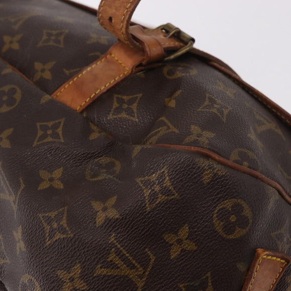 LOUIS VUITTON Monogram Saumur 43 Schoudertas M42252 LV Auth 185526