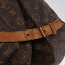LOUIS VUITTON Monogram Saumur 43 Schoudertas M42252 LV Auth 185526-19