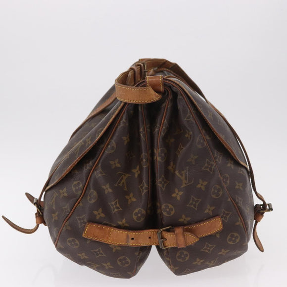 LOUIS VUITTON Monogram Saumur 43 Schoudertas M42252 LV Auth 185526