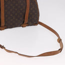 LOUIS VUITTON Monogram Saumur 43 Schoudertas M42252 LV Auth 185526-7