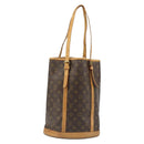 LOUIS VUITTON Monogram Bucket GM Shoulder Bag M42236 LV Auth 185527-1