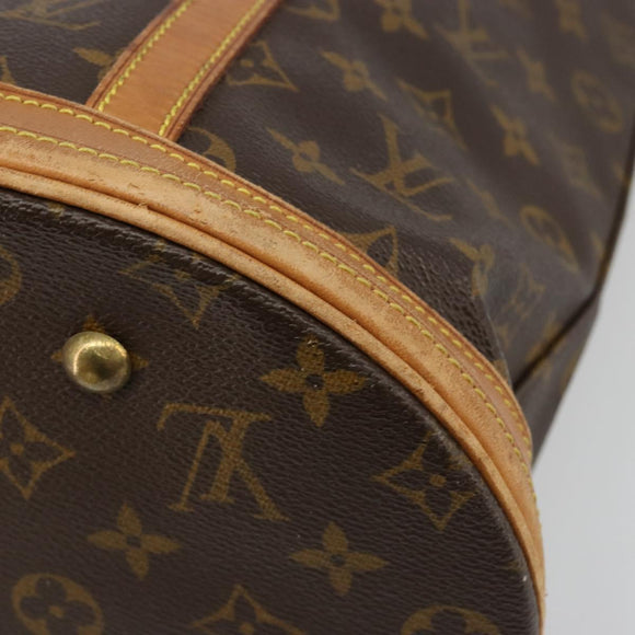 LOUIS VUITTON Monogram Bucket GM Shoulder Bag M42236 LV Auth 185527