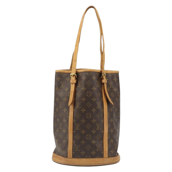 LOUIS VUITTON Monogram Bucket GM Shoulder Bag M42236 LV Auth 185527