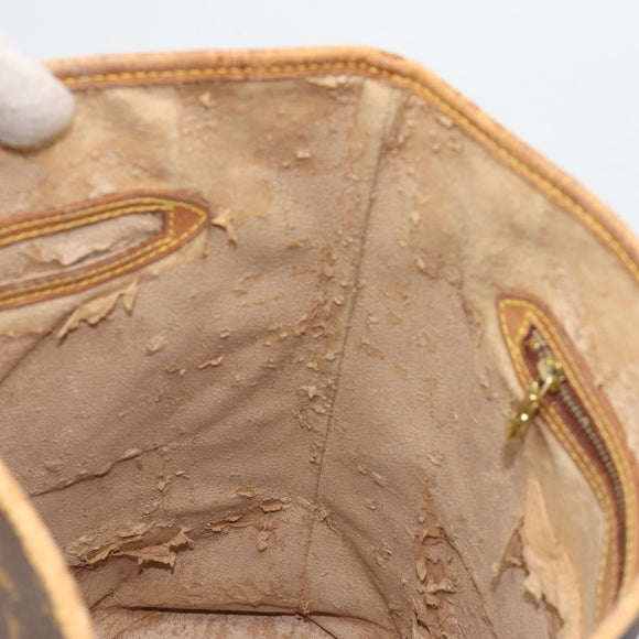 LOUIS VUITTON Monogram Bucket GM Shoulder Bag M42236 LV Auth 185527