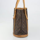 LOUIS VUITTON Monogram Bucket GM Shoulder Bag M42236 LV Auth 185527-4